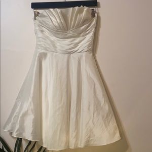 White cocktail party dress